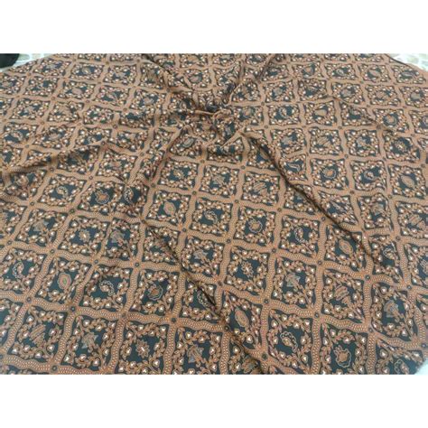 Jual Kain Batik SOLO Bahan Paris Motif Sogan Sidoluhur Mutiara