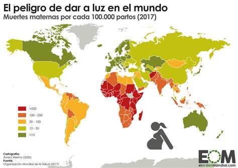 Las Muertes De Madres En El Parto Mapas De El Orden Mundial Eom