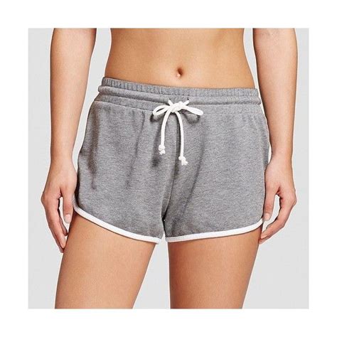 Womens Sleep Shorts 9 99 Liked On Polyvore Featuring Grey Womens