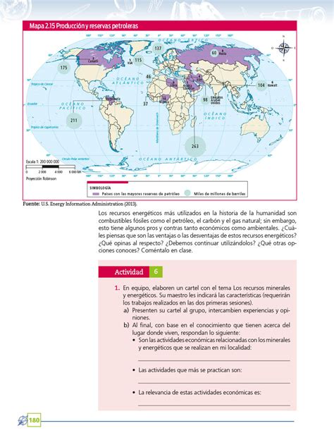 Geografía Primero Telesecundaria 2022 2023 Página 180 de 274 Libros