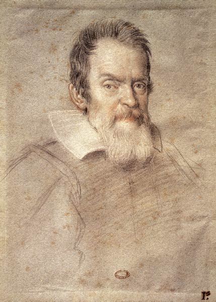 Portrait Of Galileo Galilei 1564 1642 Ottavio Mario Leoni