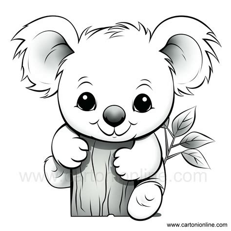 Dibujo De Koala Para Colorear