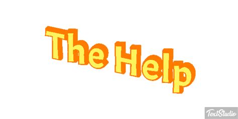 The Help Movie Animated  Logo Designs