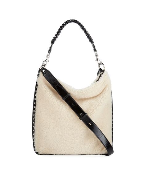 Rebecca Minkoff Alexa Shearling Hobo Bag Hobo Bag Bags Hobo