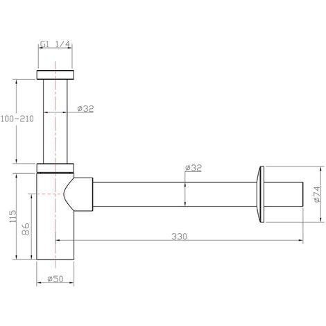 Aqualine Siphons Siphon F R Waschtisch Rund Verchromt Cv