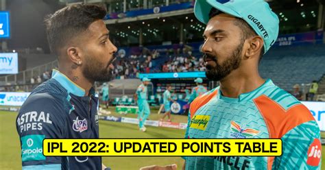 Ipl 2022 Updated Points Table Orange Cap And Purple Cap After Match 57