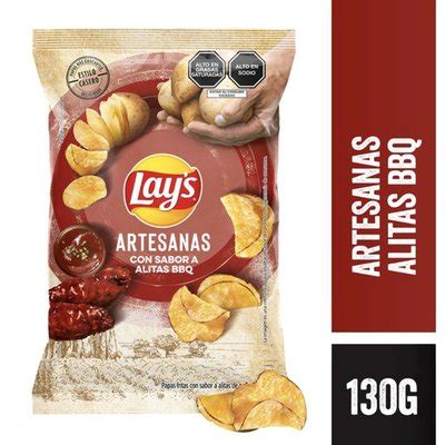 Papas Lays Artesanas Alitas Bbq G Bolsa G Tottus Per