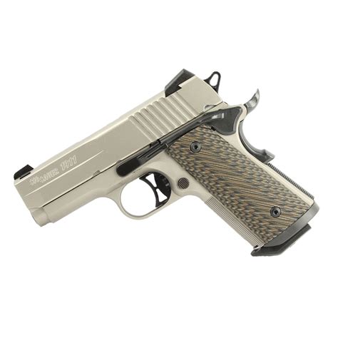 Sig Sauer Ultra Compact Nitron Slide Nickel Top Gun Supply