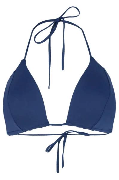 Bikini Top Molded Cup POLO RALPH LAUREN Swimwear Navy Blue Gomez Pl En