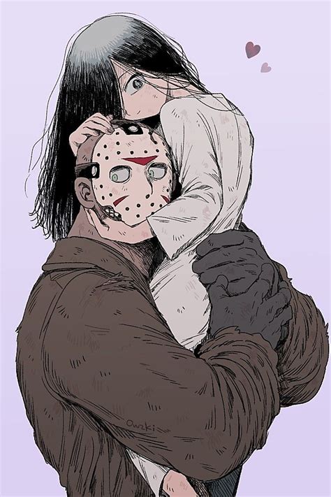 Jason Voorhees And Sadoka Immagini Umoristiche Schizzo Di Ragazza