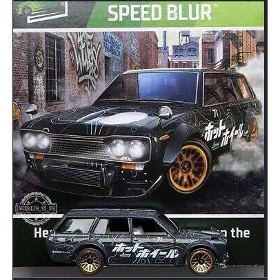 Hot Wheels Speed Blur Pack Datsun Wagon Shopee Malaysia