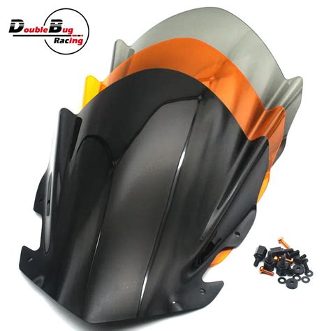 Double Bubble Windscreen Windshield Shield Wind Deflectors For