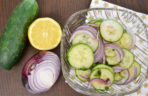 Ensalada De Pepino Y Cebolla Morada Lecuiners