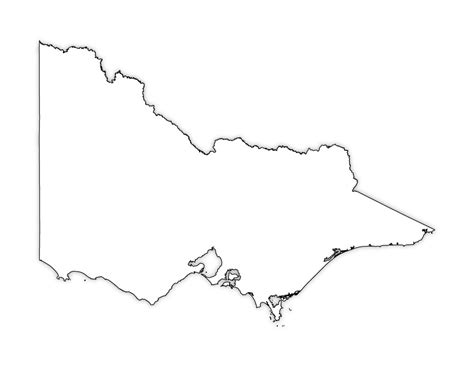 Victoria Outline Map