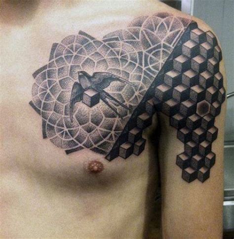 Top Best Abstract Tattoos For Men Artistic Designs