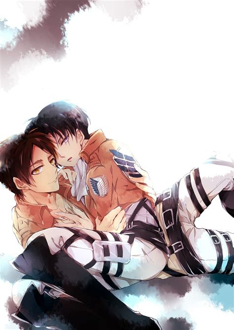 Rivaille Levi X Eren Jaeger Attack On Titan Levi Attack On Titan