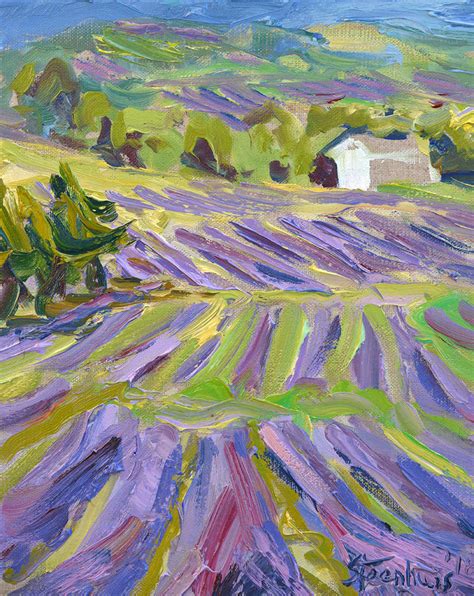 Lavender Fields in the Luberon - Art in Provence