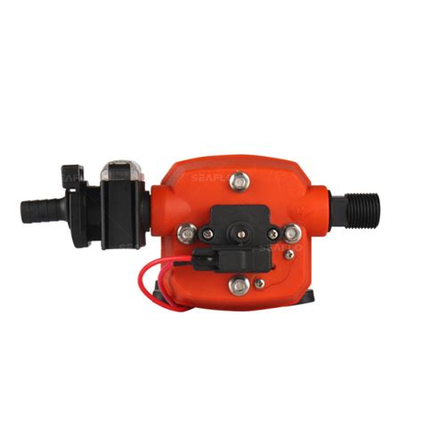 Четырехкамерный мембранный насос 41 SERIES 17 л/мин, 12В (Быстросъемные ...