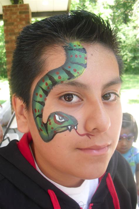 snake paint face 7