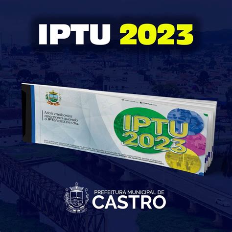 Prefeitura De Castro Disponibiliza Carn S Do Iptu Para Impress O