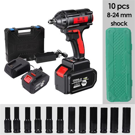 Impact Wrench N M Inch Torque Cordless Electric Wrench