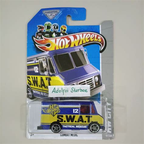 Jual Hotwheels Hot Wheels Combat Ambulance Medic Factory Sealed Disney Pixar Toy Story Swat