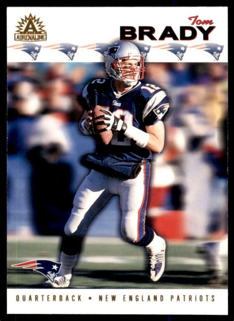 Tom Brady Card 2002 Pacific Adrenaline 163 Walmart