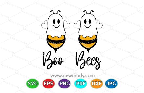 Boo Bees Svg Halloween 2020 Svg Halloween Shirt Design Bee Svg By