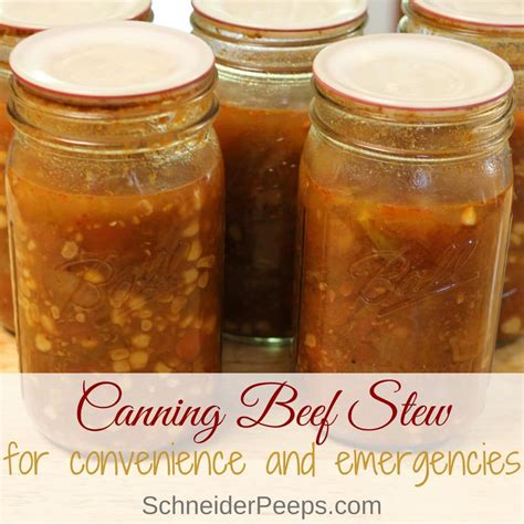 Home Canned Beef Stew Is A Wonderful Way To Prepare For Emergencies