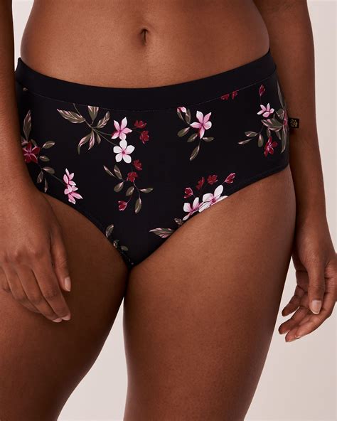 La Vie En Rose BOHO FLORAL Mid Waist Bikini Bottom