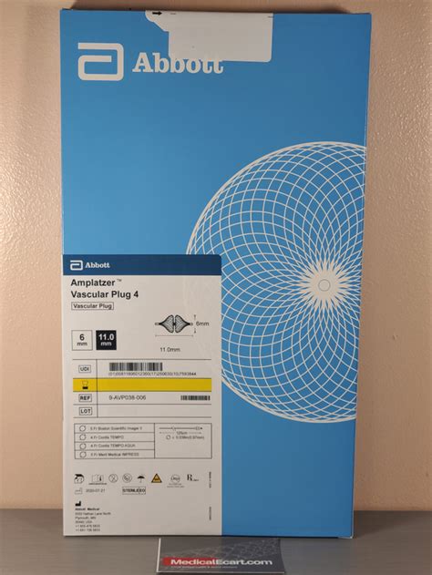 abbott  avp  amplatzer vascular plug  avp  mm  mm