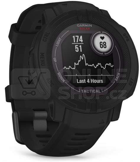 GARMIN chytré GPS hodinky Instinct 2 Solar Tactical Edition Black