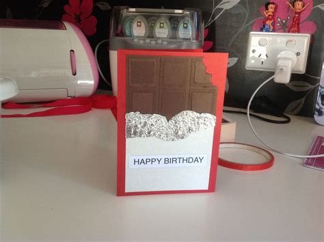 Chocolate birthday card | Birthday cards, Birthday, Happy birthday