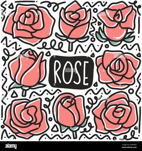 Doodles Of Roses