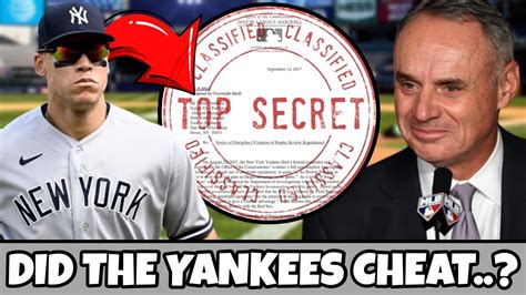 The Yankees Cheating Letter Finally Got Released Youtube