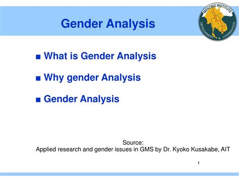 Ppt Gender Analysis Powerpoint Presentation Free Download Id4309707