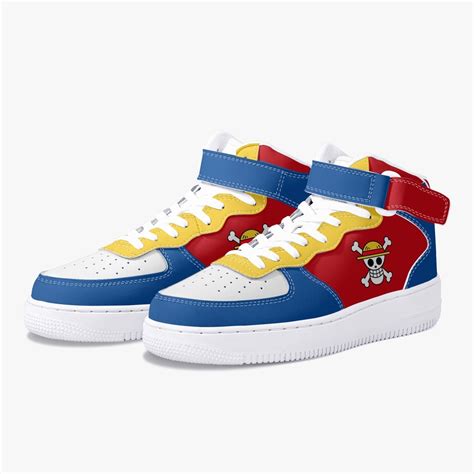 Monkey D. Luffy One Piece Force 1 High Shoes - AnimeBape