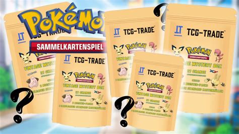 Vintage Mystery Boxen Opening Was Bekommen Wir Aus Tcg Trade