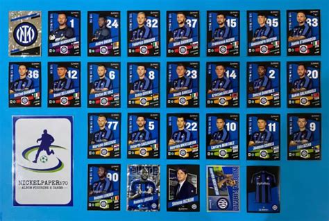 Figurine Calciatori Panini Squadra Inter Completa