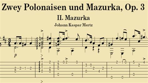 Ii Mazurka Zwey Polonaisen Und Mazurka Op J K Mertz