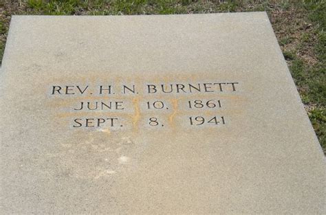 Rev Hezekiah Newton Burnett Find A Grave Memorial