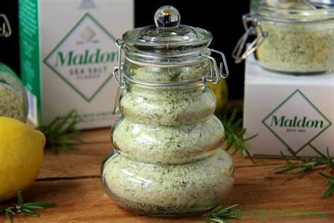 Lemon Rosemary Sea Salt Recipe Lemon Rosemary Lemon Flavored Salts