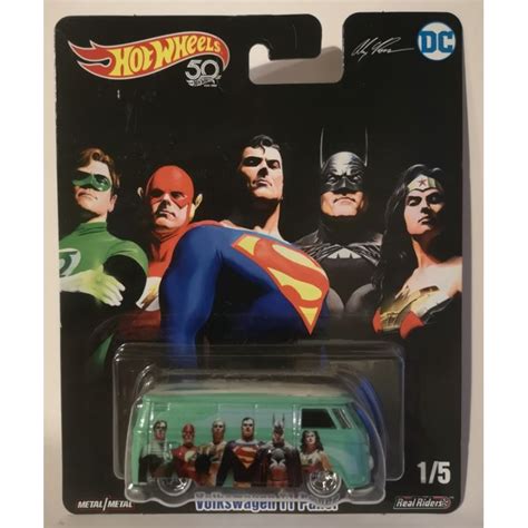 Hot Wheels Premium Volkswagen T1 Panel Bus Alex Ross DC Heroes Superman Not Marvel Shopee Malaysia