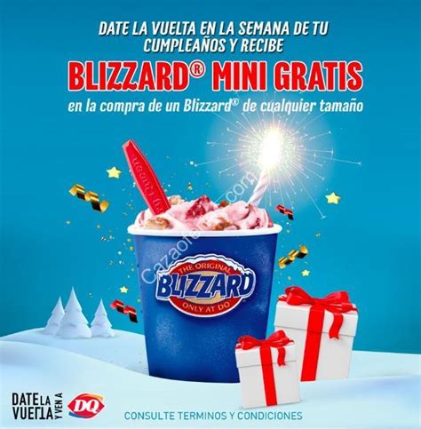 Promoci N De Cumplea Os Dairy Queen Blizzard Mini Gratis En La Compra