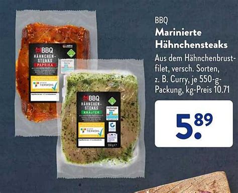 Bbq Marinierte H Hnchensteaks Angebot Bei Aldi S D Prospekte De