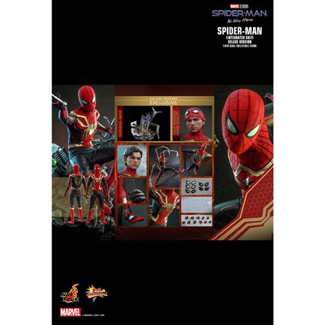 Ready Stock Hot Toys Mms Spider Man No Way Home Spider Man Integrated Suit Deluxe