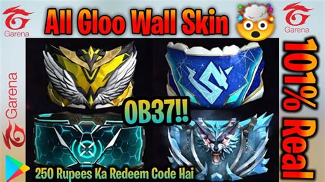 Upcoming Gloo Wall Skin Free Ob All Gloo Wall Skins Free Fire