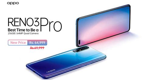 Oppo Reno 3 Pro Gets A Price Cut In Pakistan Now Available At A New Price Of Rs 64 999