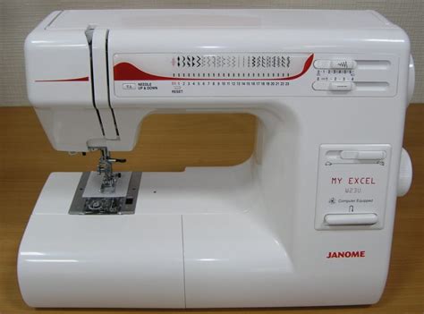 Janome My Excel W23U электромеханическая швейная машина