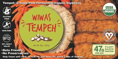 Organic Soy Tempeh Wiwas Tempeh